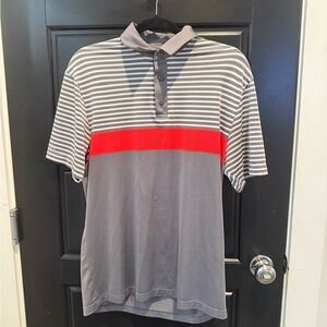 Under Armour Gray and Red Dress Shirt Modern Style